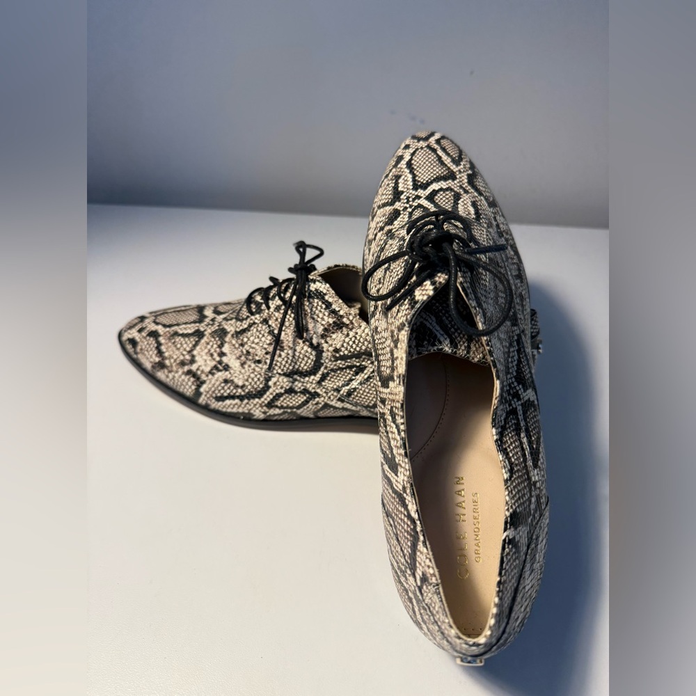 Cole Haan Lace Up Python Shoes Size 11B